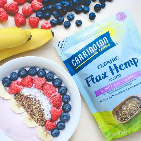 Carrington Farms Organic Flax Hemp Blend, Gluten Free, USDA Organic, 10 Ounce (Pack of 2) in Saudi Arabia