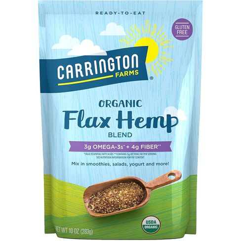 Carrington Farms Organic Flax Hemp Blend, Gluten Free, USDA Organic, 10 Ounce (Pack of 2) in Saudi Arabia