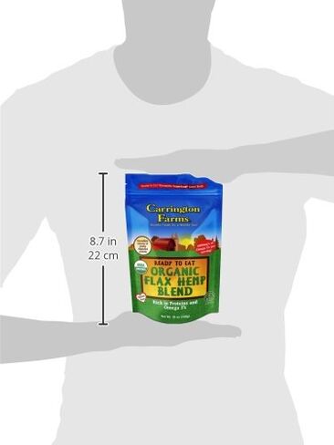 Carrington Farms Organic Flax Hemp Blend, Gluten Free, USDA Organic, 10 Ounce (Pack of 2) in Saudi Arabia