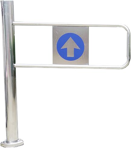 بوابة متأرجحة محملة بنابض شديدة التحمل - باب أمان معدني يغلق تلقائيًا للمشاة، مثالي لمحلات السوبر ماركت والمكتبات والمتاجر والمناطق ذات المناظر الطبيعية الخلابة (يسار، 60 × 97 سم) in Kuwait