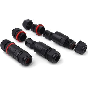 IP68 Waterproof Wire Connector Cable Adapter 3-10mm/6-11mm Outdoor Socket Waterproof Straight Screw Fixing Connectors in Kuwait
