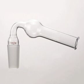 75° Drying Tube, 14/20 19/22 24/40 29/42, Angled Drying Tube, ADAPTER, DRY TUBE, 75°, Borosilicate Glass, A87(A871420) in Kuwait