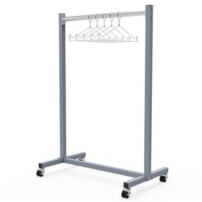 X-Ray Apron Rack (Mobile) - 36" Wide, Valet Style, 5 Hangers in Kuwait