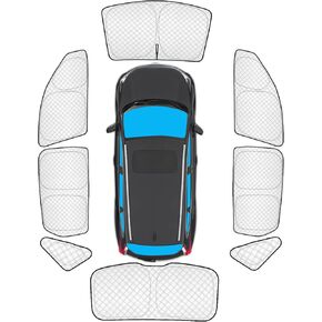 Car Windshield Sun Shade Custom Fit Honda Accord 2013-2017, [2024 Upgrade] Thicken Front Window Reflector Sunshade with Storage Bags, Foldable Sun Visor Interior Protection Blocks Heat and Sun in Kuwait