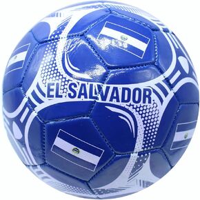 World Flag Country El Salvador Training Outdoor Soccer Ball Size 2 Futol Size (Size 2) in Kuwait