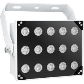 Univivi IR IRLUMINATOR 15 LEDS 90 درجة واسعة الزاوية IR أضواء الأشعة تحت الحمراء للرؤية الليلية IP67 مضاد للماء 850NM ضوء الأشعة تحت الحمراء للمراقبة الأمنية كاميرا داخلية وخارجية in Kuwait