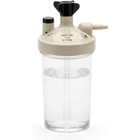 High Flow Oxygen Humidifier Bottle for Oxygen Concentrators, Moisture Support for Oxygen Flow, Durable Replacement Accessory for Home Continuous Flow Systems (1 Pack) in Saudi Arabia