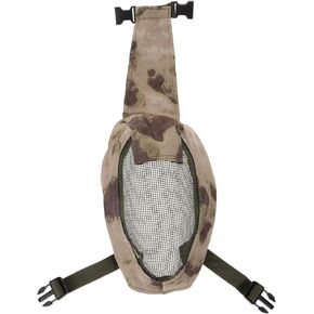 Ciieeo Fencing Mesh Mask Protective Full Face Guard Metal Wire Breathable Steel Screen Mask for Outdoor Combat and Training in Kuwait