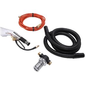 Extractor Hose Kit with Steam Injection & Water Extraction, Multifunctional Hand Tool for Upholstery, Carpet, Car Seat, Quick Connect Stainless Steel for Home Professional in Saudi Arabia