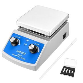 Magnetic Stirrer Hot Plate w/Stir Bar Retriever, 100-2000RPM Hot Plate Stirrer w/4 Stir Bars, Max.520℉ Magnetic Hotplate Stirrer, Max.2000mL Capacity Hot Plate with Magnetic Stirrer (No Temp Control) in Saudi Arabia