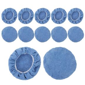 Jxngery Car Polishing Bonnets Soft Strong Adsorption Buffing Pad Cover for Car Polisher Suitable for Cars Ships Airplanes Motorcycles 12pcs in Kuwait