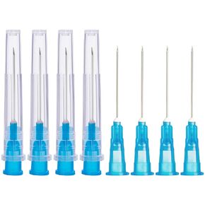 32 Gauge 1/2inch(13mm) 100-Pack Dispensing Needle with Cap Individual Package of Needles for Scientific Measuring,Refilling Liquid, Inks,Livestock and Industry in Kuwait