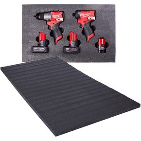 ECONO FOAM ™ رغوة ذات طبقات سوداء مقاس 24 بوصة × 48 بوصة لمشاريع كايزن (20 مم - 7/8 بوصة، أسود) in Kuwait