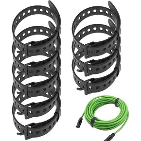 8Pcs Reusable Industrial Straps TPU Rubber Tension Strap 19.8" Adjustable Utility Straps with Buckle for Motor Gear Tightening, Welders, Skis, Garden Hoses Quick Cinch Fastening Lashing Tool in Kuwait