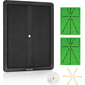Golf Hitting Mat, with Clear Swing Path Feedback, Flannel Mat 13 * 17in Replaceable Practice Mat Without Rubber Base for Indoor/Outdoor,Golf Gifts for Men/Women Golfers in Saudi Arabia