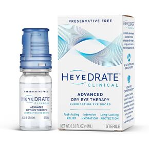 قطرات عين خالية من المواد الحافظة السريرية من هيدرات - زجاجة 33 أونصة سائلة - دموع صناعية لترطيب مكثف - قطرات عين للعيون الجافة وحماية طويلة الأمد in Kuwait