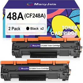 48A CF248A Compatible Toner Cartridge Replacement for HP 48A CF248A Work with HP M15w M29w M28w M15a M31w M16a M16w M28a M29a M30w Printer (Black,2-Pack) in Kuwait