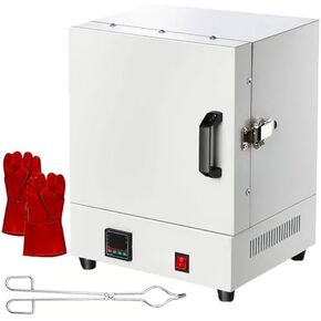 High-Temperature Muffle Furnace 2000W for Jewelry Making, 1150℃ Kiln for Plaster Mold Burnout & Metal Casting, Perfect for Hobbyists & Professionals in Saudi Arabia