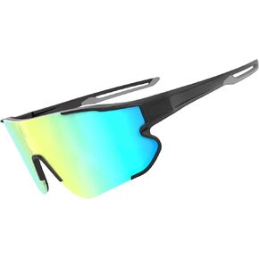 نظارات شمسية رياضية من BangLong للنساء والرجال، نظارات شمسية للحماية من الأشعة فوق البنفسجية 400 لركوب الدراجات للجري والبيسبول وقيادة الصيد in Kuwait