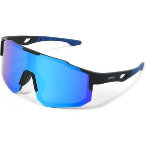 Polarized Sports Sunglasses for Men Women, Sunglasses for Teens Baseball, Biking, Cycling with UV400 Protection in Kuwait