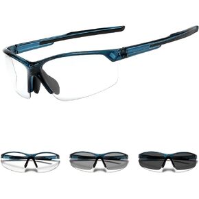 Suertree Photochromic Cycling Glasses Men Women Clear Sports Sunglasses Mountain Bike Riding MTB Bicycle Running Golf in Kuwait