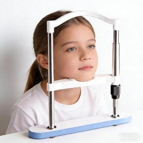 دعامة رفع الذقن لقياس البصر، دعم للجبهة قابل للتعديل، مسند ذقن منحني مريح، للتدريب على الرؤية بمقياس الانكسار التلقائي، المعدات البصرية in Kuwait