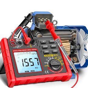 MH15 6000 عدد الرقمية مقياس المقاومة العزل متر المقاوم اختبار مكثف اختبار Megohmmeter أداة الجهد العالي in Kuwait