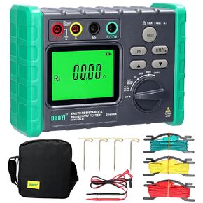 جهاز قياس مقاومة الأرض الرقمي DUOYI DY4100A / DY4100B Meg-ohmmeter 0-2000 أوم جهاز اختبار مقاومة كهربائي (DY4100B مع وظيفة مقاومة التربة) in Kuwait