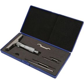 Round Head Depth Micrometer Gauge Gage Measuring Tool(0‑100mm 4in)(0-100mm) in Kuwait