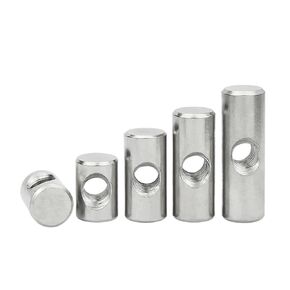 صواميل أسطوانة الأثاث، 10 قطع مسامير أسطوانية متقاطعة وتركيبات مشقوقة للسرير أو الكرسي صامولة بفتحة أفقية M6 M8 L=11 مم - 17 مم (OD8 M5x16(5PCS)) in Kuwait