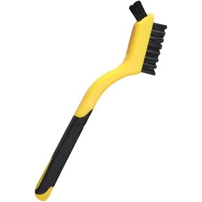 7 Inch Stainless Steel Wire Brush with Curved Non Slip Handle for Rust Removal and Metal Cleaning Suitable for Tight Spaces Corners Seams and Welded Joints(Nylon wire) in Kuwait