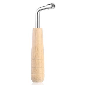 Autoharp Tuning Wrench, 4mm/0.15in Lever Harp Wrench with Wooden Handle L-Shape Professional Music Tuning Key Tool for Piano Kantele Lyre Small Stringed Instruments in Kuwait