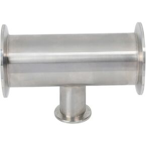 SS304 Equal Tee Fitting – for KF16 to KF50 Vacuum Systems(KF50 OD140xL140 647g) in Kuwait