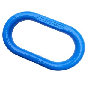 Lyplus Oblong Master Link، حلقة رفع سلسلة فولاذية شديدة التحمل من الدرجة 80، لتطبيقات الرفع والتزوير - أزرق (6200 رطل - عبوة واحدة) in Kuwait