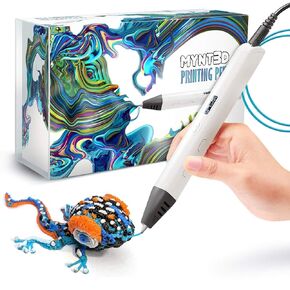 MYNT3D Professional Printing 3D Pen with OLED Display & 3D Pen Mat Kit, DesignPad + FreePad,Black in Kuwait