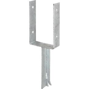 U-Shaped Post Anchor with Concrete Anchor made from T-Iron lichte Breite: 121 mm Oberflaeche: feuerverzinkt in Kuwait