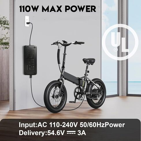 شاحن بطارية سريع 54.6 فولت 3 أمبير للسكوتر الكهربائي، هوفر بورد، سكوتر إلكتروني، دراجة كهربائية، بديل عالمي 7 في 1 لبطارية ليثيوم 48 فولت مدخل 100-240 فولت، متوافق مع سيجواي، فولبام، جيتسون in Kuwait