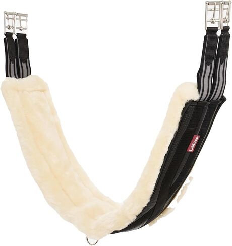 LeMieux Fleece Lined Anatomic Girth - Super Soft Fleece Lining - Elastic Straps in Saudi Arabia