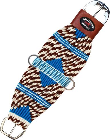 CHALLENGER Horse 26" Horse Western 21 Strand Double Weave Two-Tone Mohair Roper Cinch 97RT15-26 in Saudi Arabia