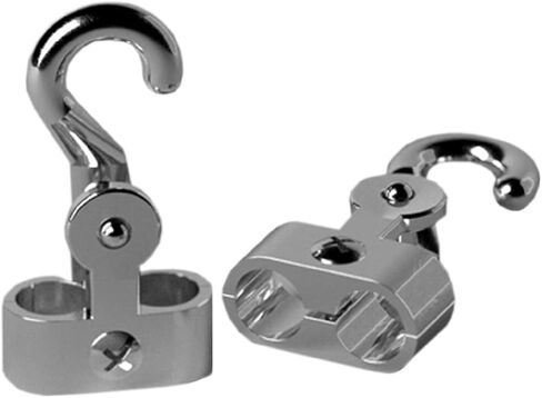 Clamp-Type Rope Hook- Chrome Plated Brass - 3/4" Rope in Saudi Arabia