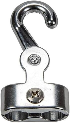 Clamp-Type Rope Hook- Chrome Plated Brass - 3/4" Rope in Saudi Arabia