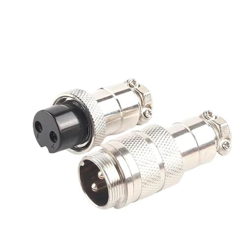 1Set GX12 Butt 2/3/4/5/6/7 Pin Electric Socket & 12MM Docking Power Male& Female Circular Panel Connector(GX12-3 Butt Type) in Kuwait