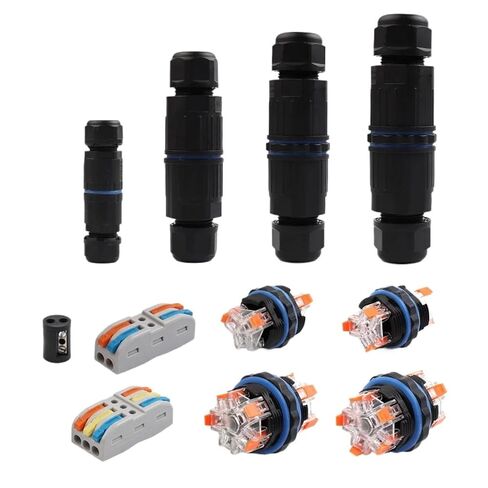 IP68 Waterproof Cable Connector Quick Connection KVSF-15 2 in 2 Out 2/3/4/5 Pin Electrical Terminal Adapter Wire(KVF2002-3P) in Kuwait