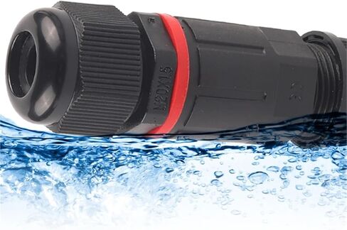 IP68 Waterproof Wire Connector Cable Adapter 3-10mm/6-11mm Outdoor Socket Waterproof Straight Screw Fixing Connectors in Kuwait