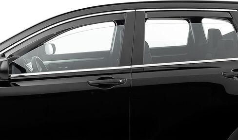 WeatherTech Custom Fit Side Window Deflectors for Honda CR-V, CR-V Hybrid - (82864IM), Front & Rear Set - Dark Tint in Saudi Arabia