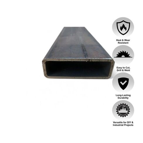 أنبوب فولاذي مستطيل مقاس 1 × 3 × طول 4 بوصة، جدار 1/8 بوصة (0.125 بوصة) أنبوب معدني حرفي صناعي دقيق صناعة معدنية مخصصة أجزاء آلية مكونات ميكانيكية مادة متينة in Saudi Arabia