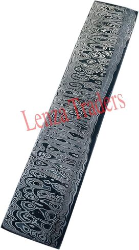 لينزا سان ماي سلم دمشق بار البليت سلم سان ماي بار البليت الصلب 10 "x 2" بوصة بوش الحرف سكين صنع اليدوية in Kuwait