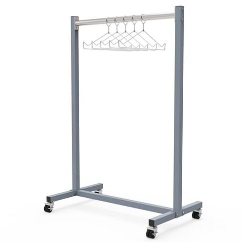 X-Ray Apron Rack (Mobile) - 36" Wide, Valet Style, 5 Hangers in Kuwait