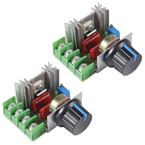 DIANN 2pcs 2000W PWM AC Motor Speed Control Module Dimmer Speed Regulator 50-220V 25A Constant Adjustable Voltage Regulator in Saudi Arabia