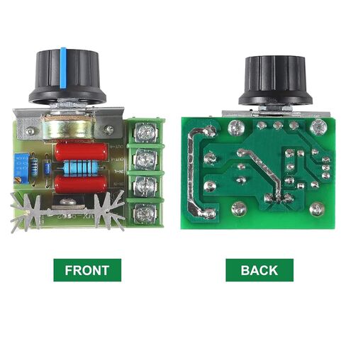 DIANN 2pcs 2000W PWM AC Motor Speed Control Module Dimmer Speed Regulator 50-220V 25A Constant Adjustable Voltage Regulator in Saudi Arabia